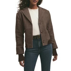 Favorite Daughter Brown Bomber Jacket